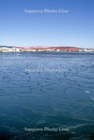 厚岸大橋と厚岸湖