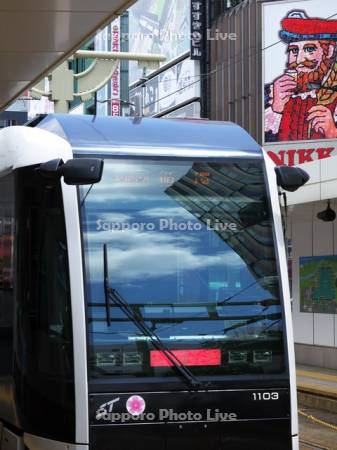 札幌市電すすきの駅　ポラリス