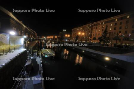 小樽雪あかりの路　小樽運河