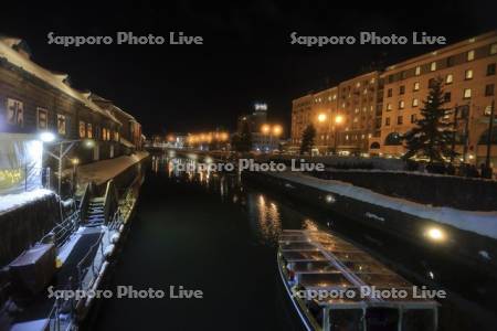 小樽雪あかりの路　小樽運河