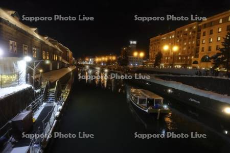 小樽雪あかりの路　小樽運河