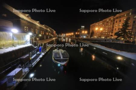 小樽雪あかりの路　小樽運河