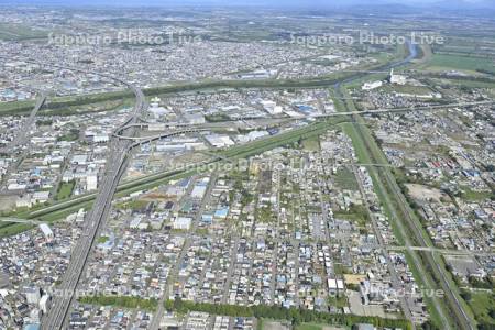 札幌JCT～豊平川～石狩湾