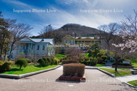 元町公園と函館山
