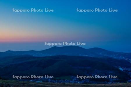 天狗山より市街展望夜景