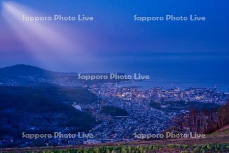 天狗山より市街展望夜景