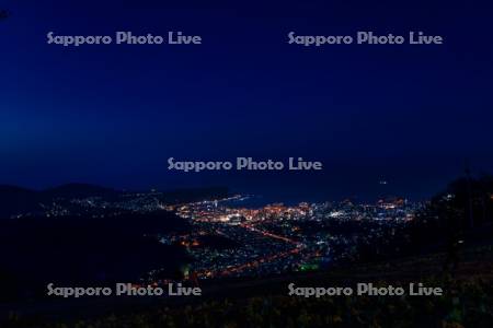 天狗山より市街展望夜景