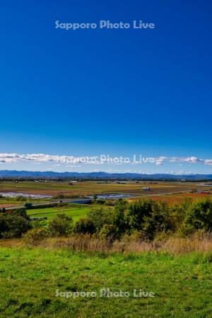 上野ファーム　射的山より田園風景