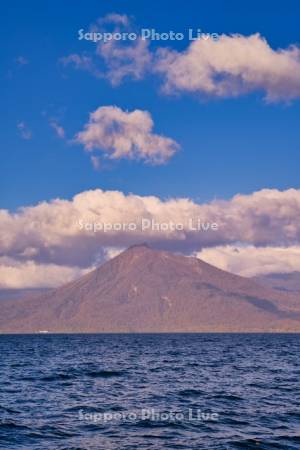 支笏湖と恵庭岳