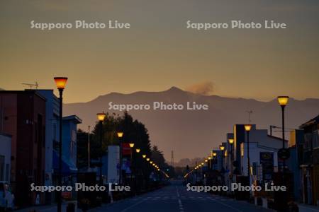 美瑛駅前丸山通り～十勝岳