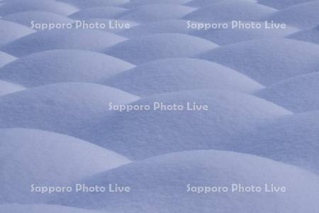 雪の造形　風紋