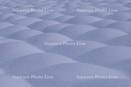 雪の造形　風紋