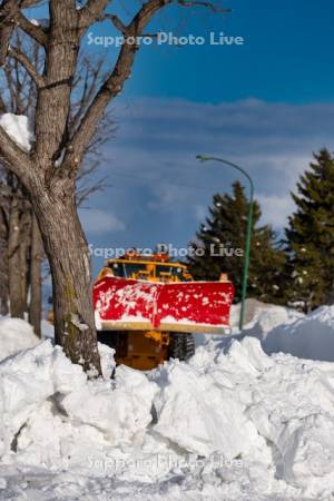 除雪作業