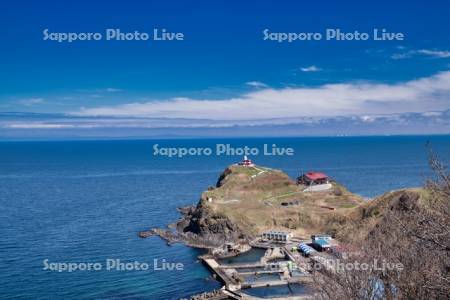 高島岬と日和山灯台