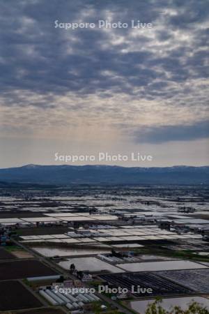 キトウシ森林公園より田園風景