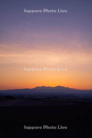 朝焼けの大雪山