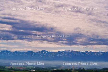 十勝岳連峰と天望