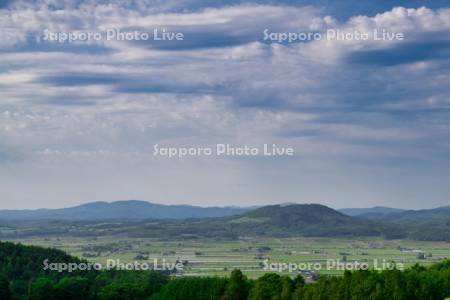 戸外炉峠より市街展望