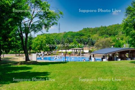 北海道こどもの国　水遊び