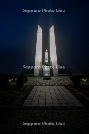 氷雪の門　ライトアップ