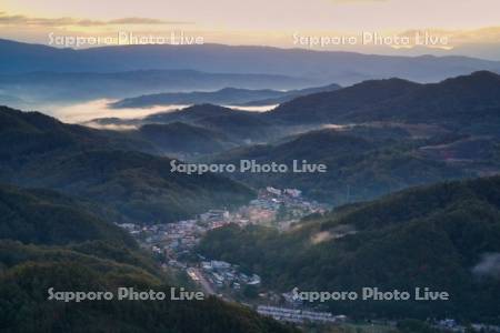 かもい岳国際スキー場より市街展望
