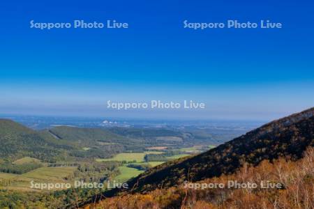 狩勝峠展望台より