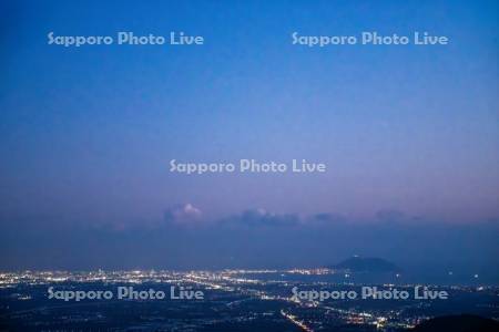 きじひき高原より函館山　夜景