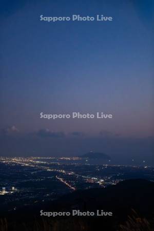 きじひき高原より函館山　夜景
