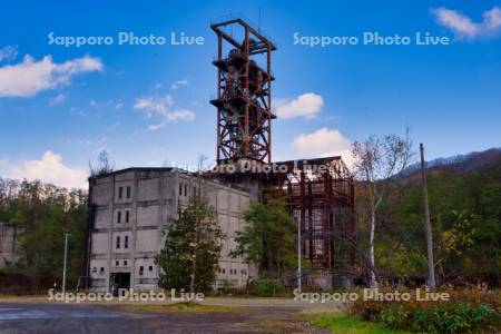 旧住友奔別炭鉱の立坑櫓