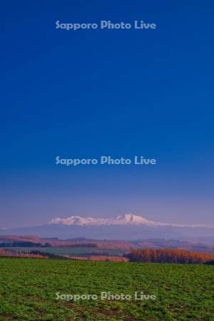 就実の丘より大雪山