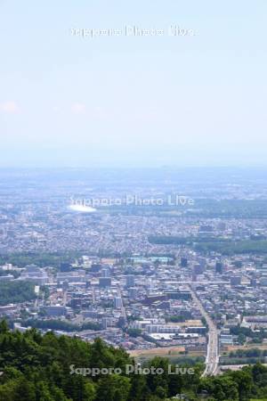 ミュンヘン大橋～札幌ドーム～エスコンフィールド　市街展望