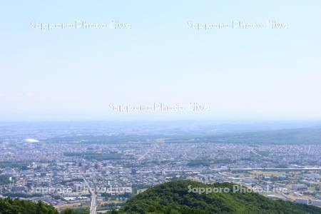 藻岩山～澄川～札幌ドーム　市街展望