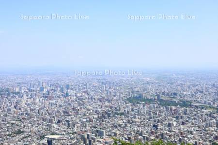 伏見～山鼻～中島公園～札幌駅　市街展望