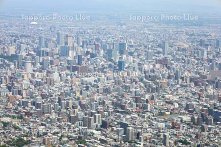 山鼻～西11丁目～札幌駅　市街展望