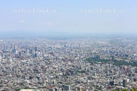 山鼻～中島公園～札幌駅　市街展望
