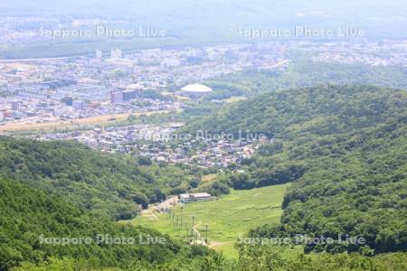 藻岩山スキー場とアイスアリーナ