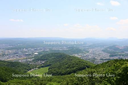 藻岩山スキー場とアイスアリーナ