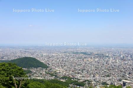 円山～琴似～石狩湾～札幌駅　市街展望