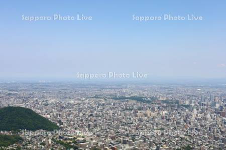円山～琴似～石狩湾～札幌駅　市街展望