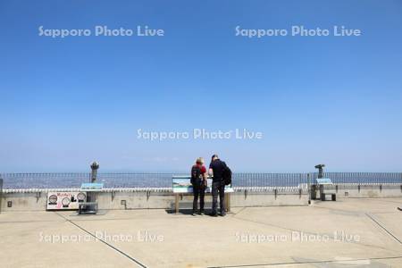 藻岩山展望台　外国人観光客