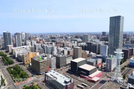 テレビ塔より創成川イースト