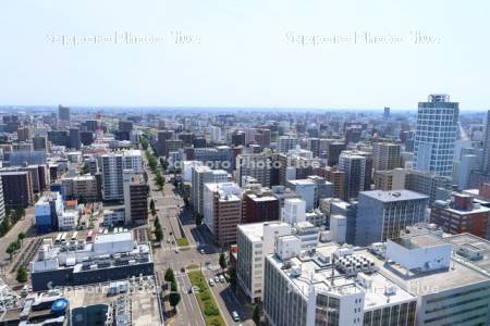 テレビ塔より創成川イースト