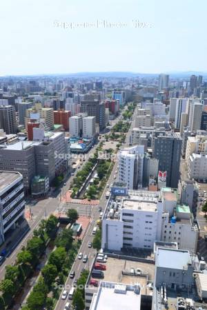 テレビ塔より創成川公園