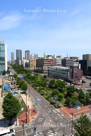 テレビ塔より創成川公園