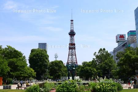 大通公園とテレビ塔
