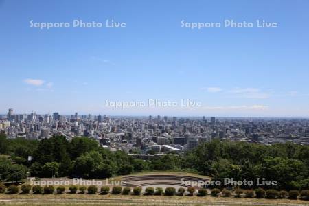 旭山記念公園　市街展望