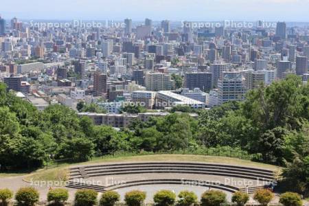旭山記念公園　市街展望