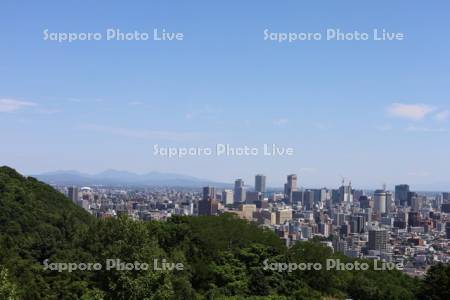 旭山記念公園　市街展望