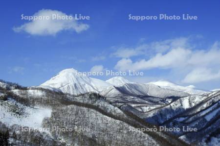羅臼岳と知床連峰
